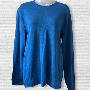 NWOT Rag & Bone New York Crew Neck Linen/Wool Sweater  - Size M - -Blue